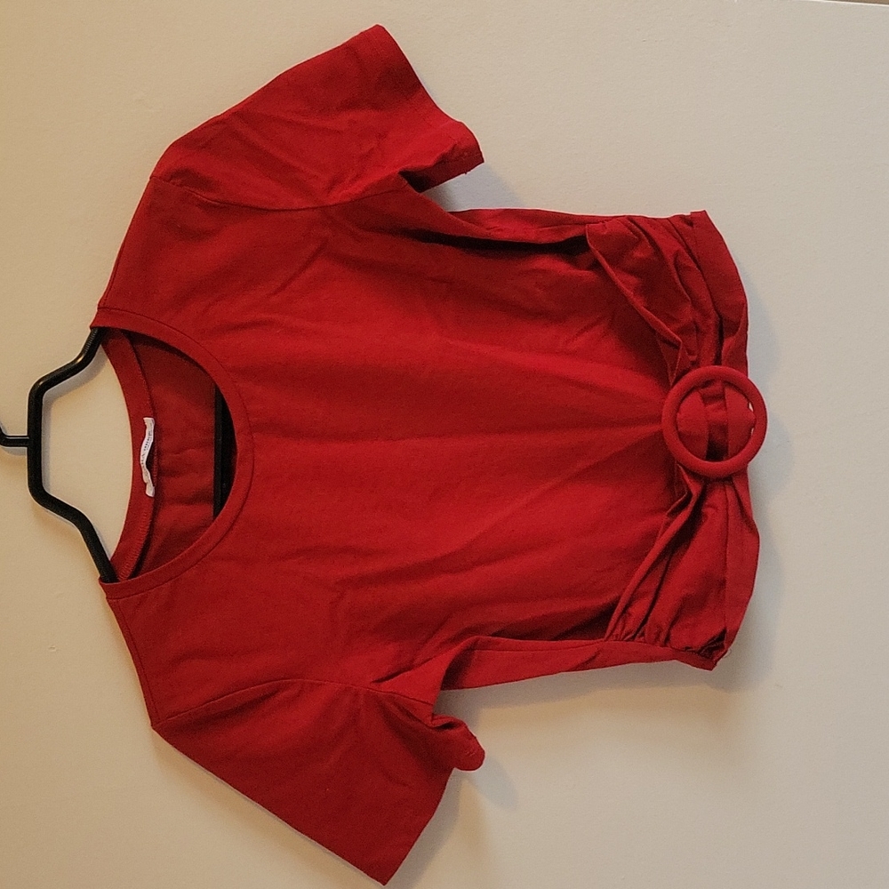 Zara Belted Accent Top